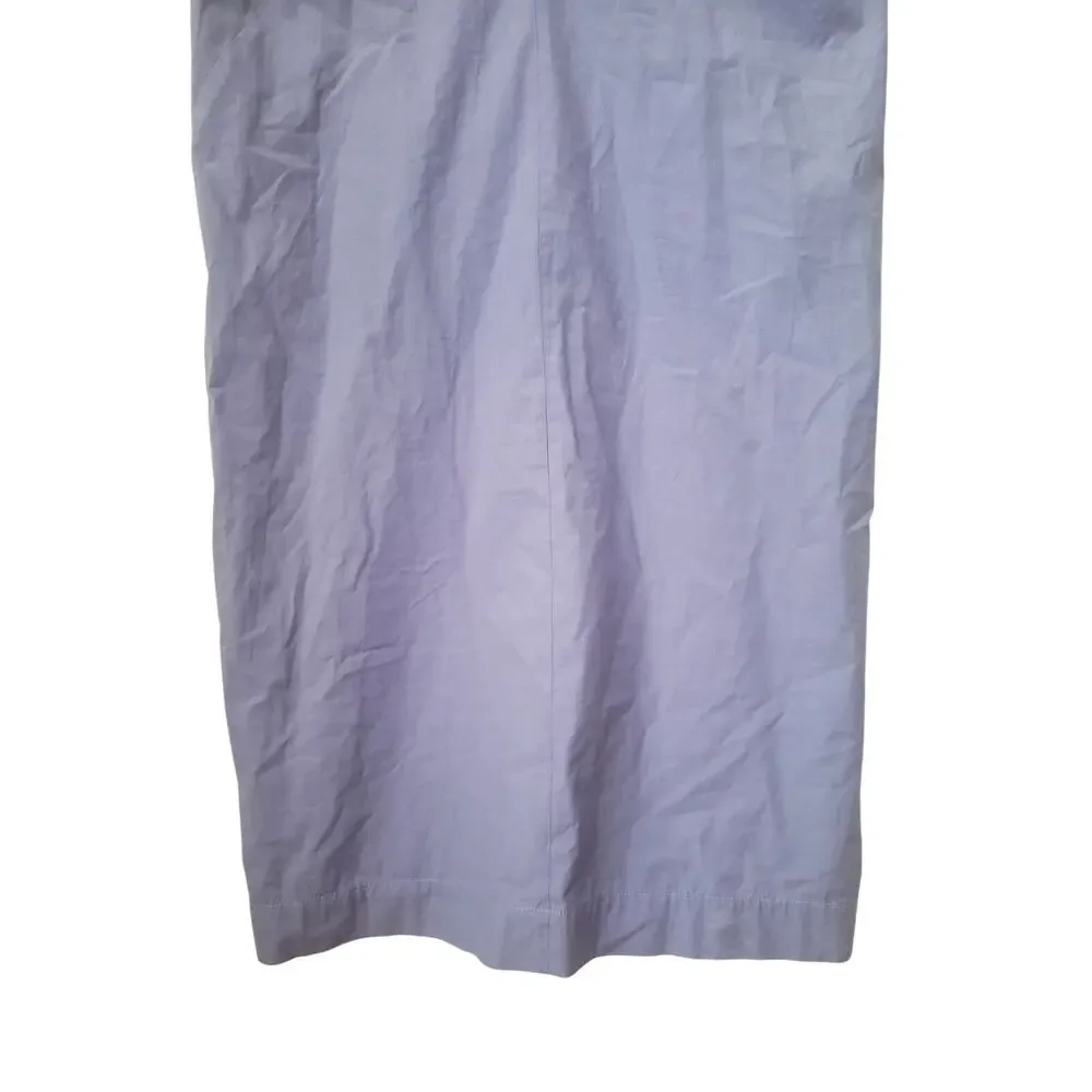 Everlane The Poplin Slip Dress in Cornflower Blue Size 12